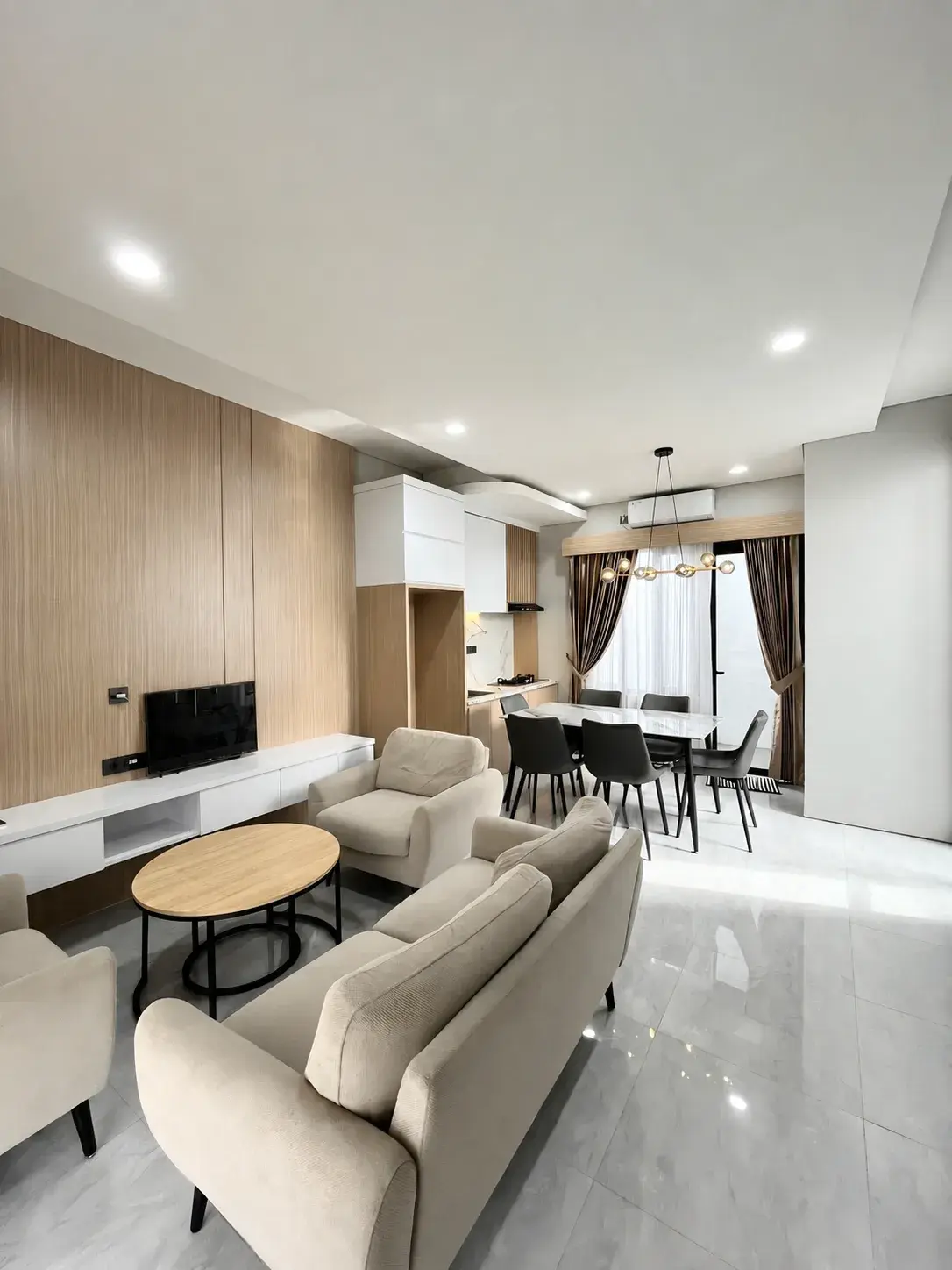 Foto asli ruang tamu & dapur GAG dari lapangan