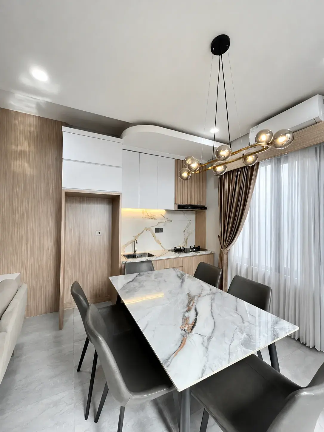 Foto asli dapur & ruang makan GAG dari lapangan